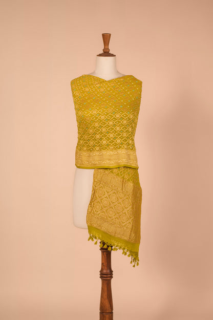 Handwoven Multicolor Bandhani Dupatta