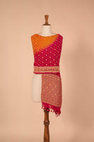 Handwoven Multicolor Bandhani Dupatta