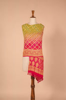 Handwoven Multicolor Bandhani Dupatta