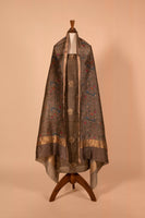 Handwoven Grey Tussar Suit Piece