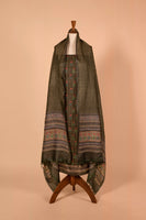 Handwoven Green Tussar Suit Piece