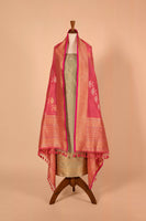 Handwoven Green Silk Suit Piece