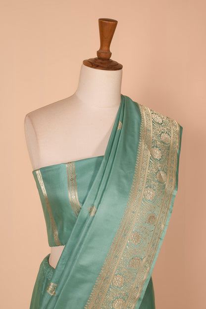 Handwoven Blue Silk Saree