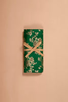 Handwoven Green Silk Blouse Fabric