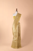 Handwoven Green Silk Sari