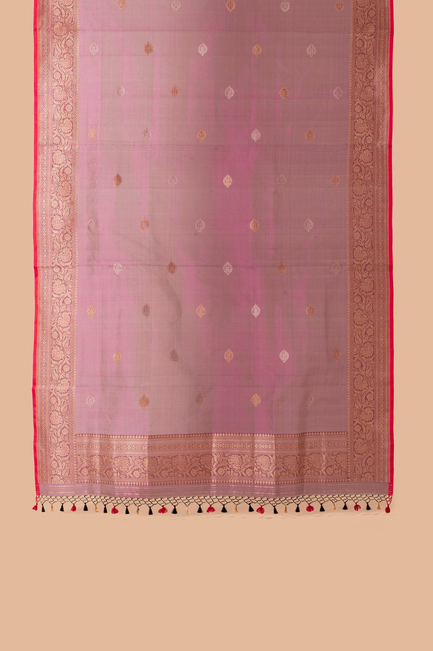 Handwoven Purple Organza Dupatta