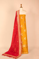 Handwoven Yellow Silk Suit Piece