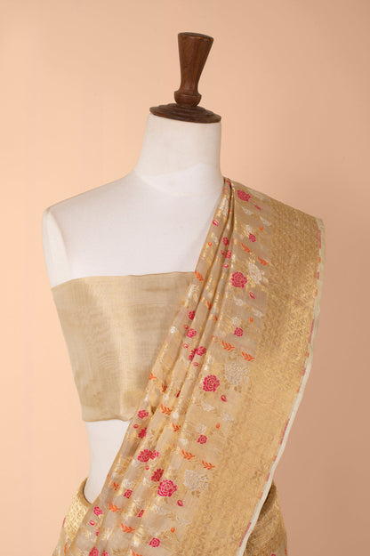 Handwoven Gold Tissue Sari