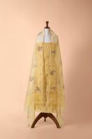 Handwoven Yellow Chanderi Suit Piece