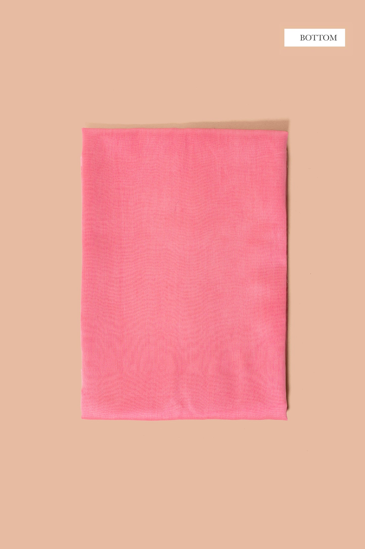 Handwoven Pink Chanderi Suit Piece