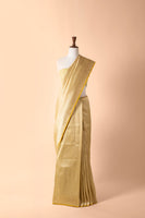 Handwoven Green Silk Sari