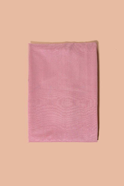 Handwoven Pink Chanderi Suit Piece