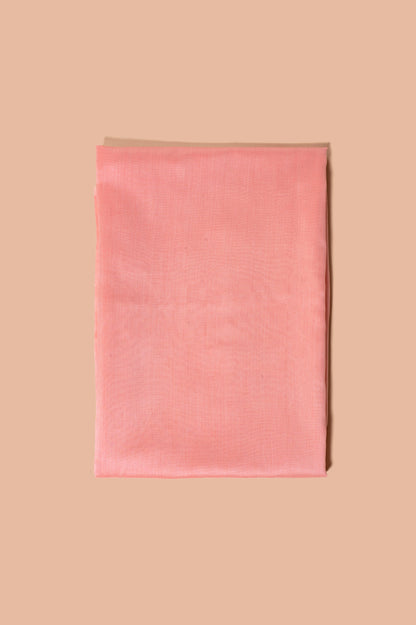 Handwoven Pink Chanderi Suit Piece