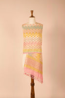 Handwoven Multicolor Georgette Dupatta