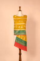 Handwoven Yellow Tussar Dupatta