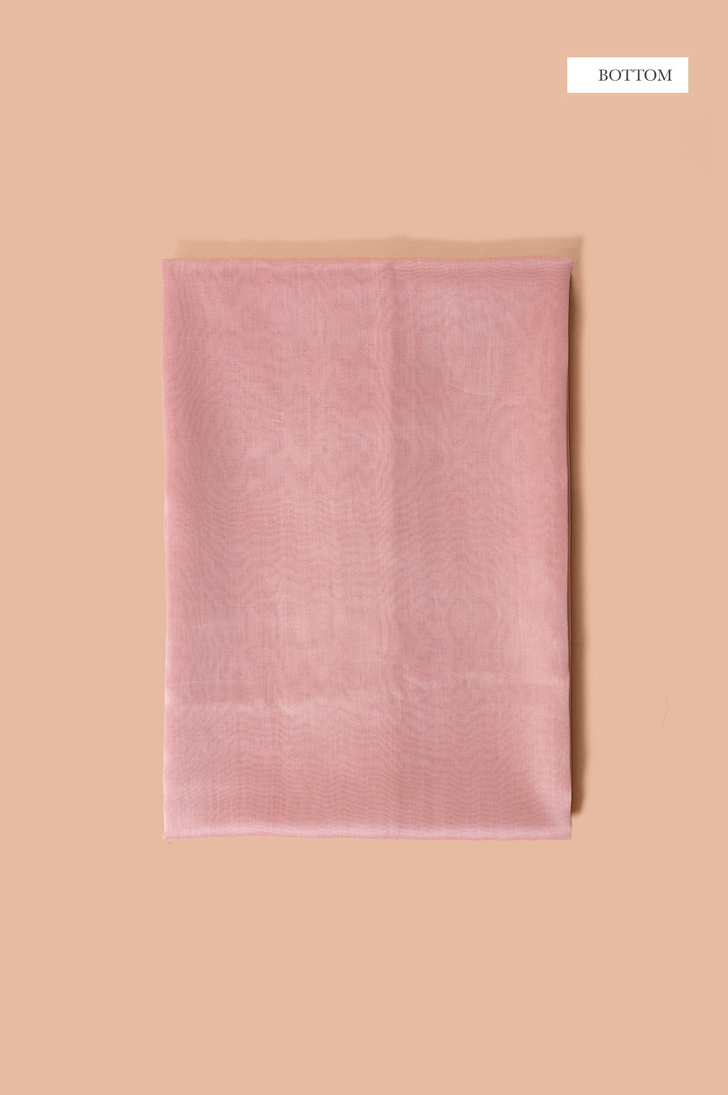 Handwoven Pink Chanderi Suit Piece