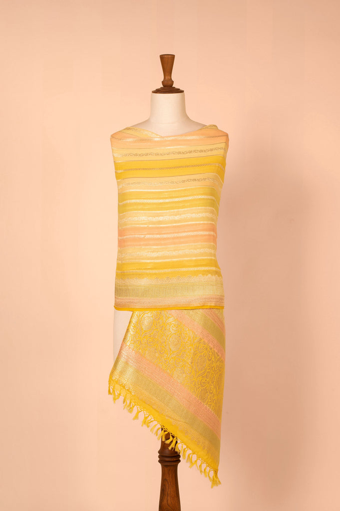 Handwoven Multicolor Georgette Dupatta