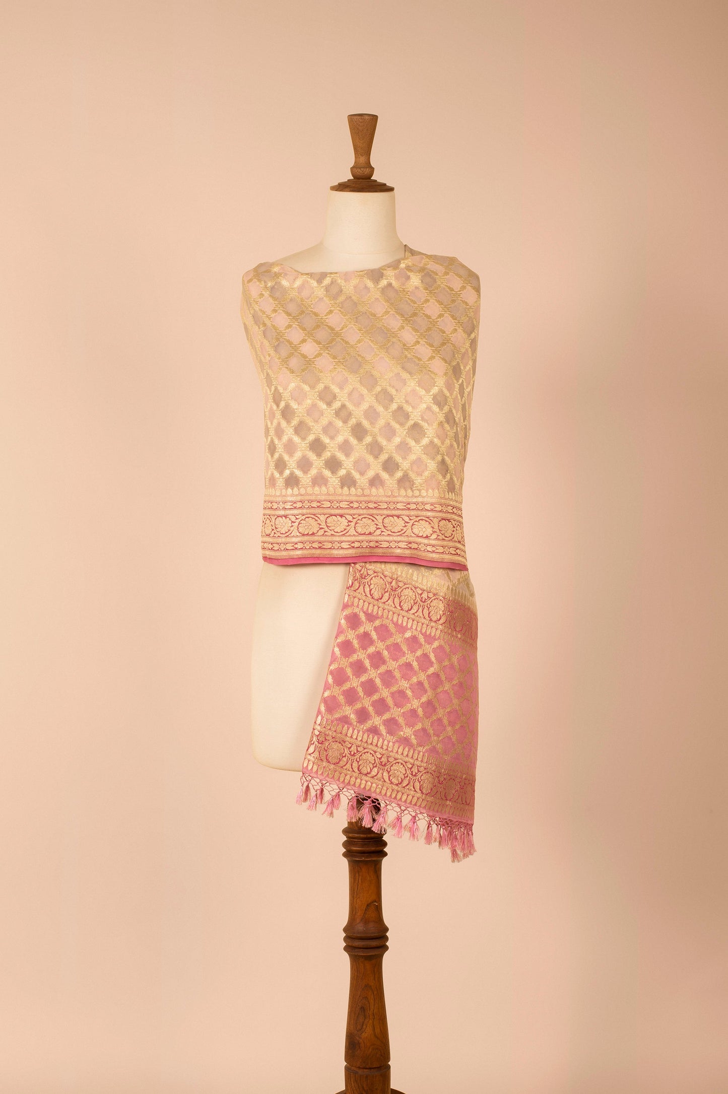 Handwoven Multicolor Georgette Dupatta