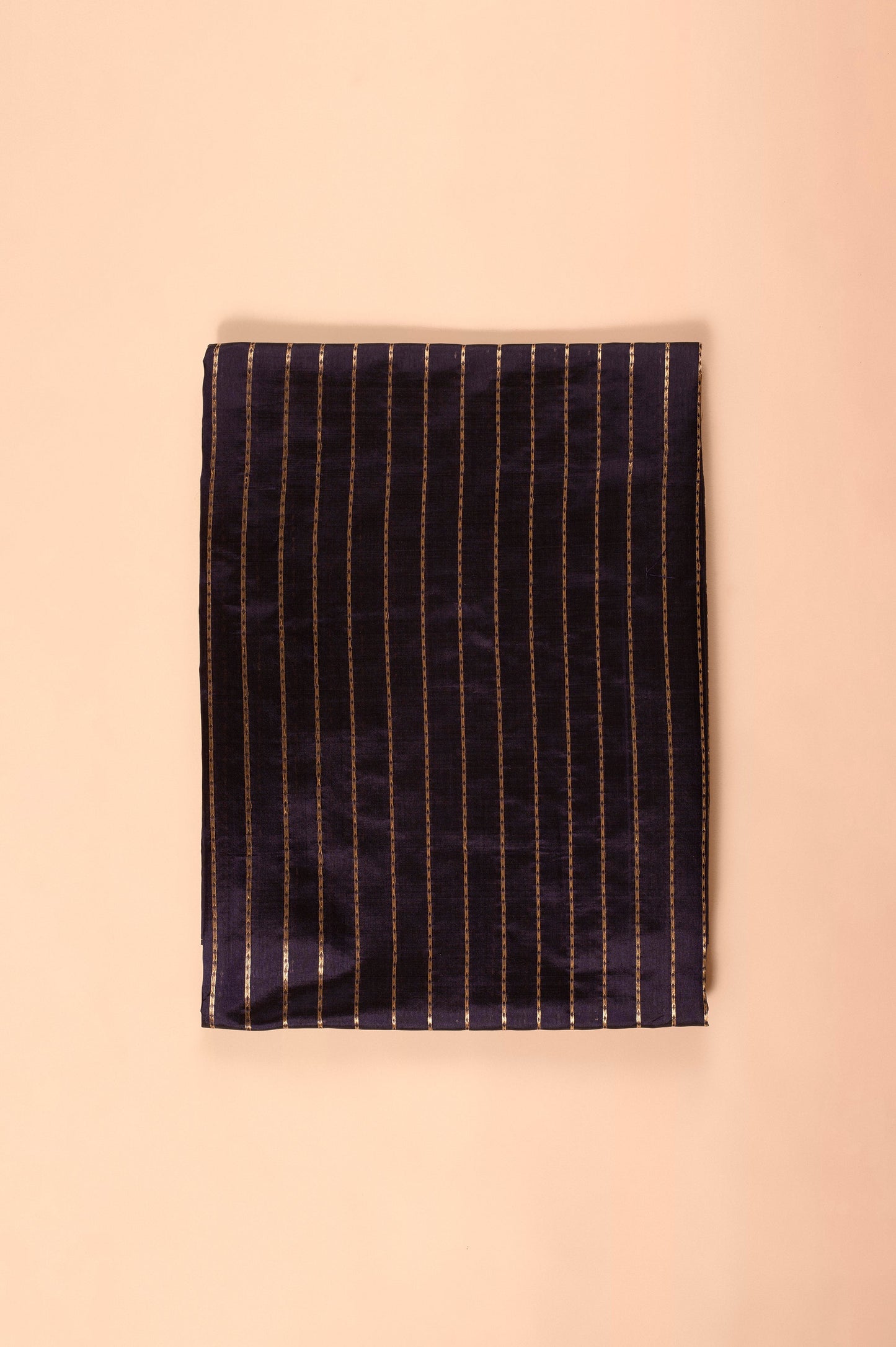 Handwoven Deep Blue Silk Suit Piece