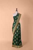 Handwoven Green Silk Saree