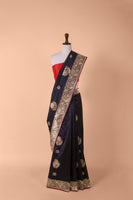Handwoven Blue Silk Saree