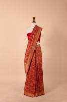 Handwoven Red Silk Sari