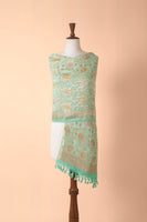 Handwoven Blue Georgette Dupatta