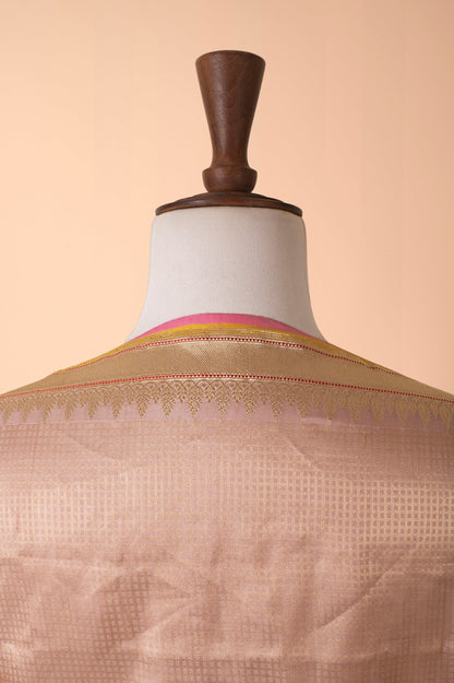 Handwoven Mauve Silk Dupatta