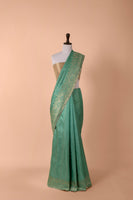 Handwoven Blue Silk Saree