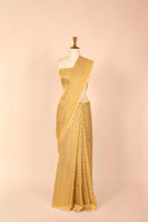 Handwoven Green Tissue Sari