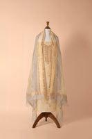 Handwoven Beige Linen Suit Piece