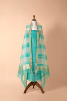 Handwoven Blue Linen Suit Piece