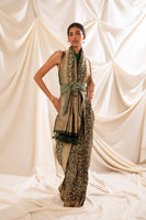 Handwoven Green SIlk Sari