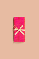 Handwoven Pink Satin Silk Blouse Fabric