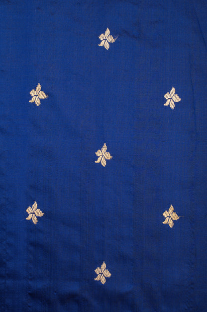 Handwoven Blue Silk Saree