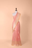 Handwoven Pink Silk Saree
