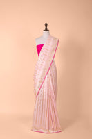 Handwoven Pink Silk Saree