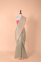 Handwoven Blue Silk Saree