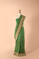 Handwoven Green Silk Sari