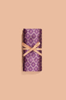 Handwoven Purple Silk Blouse Fabric