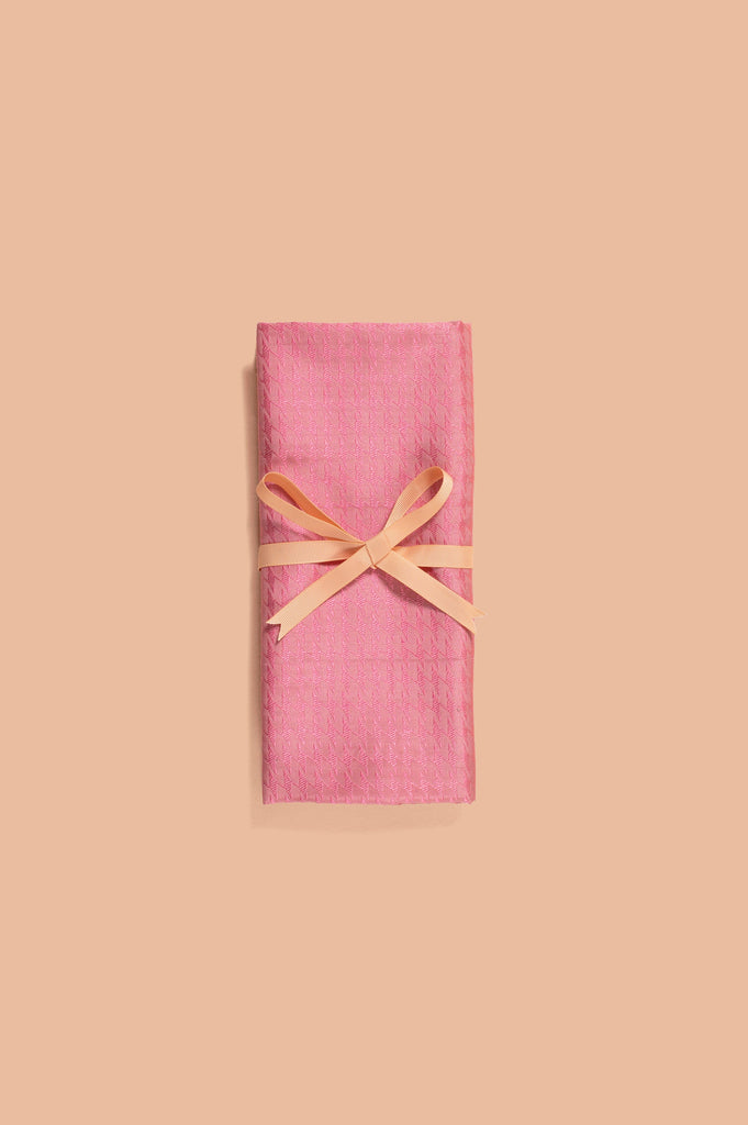 Handwoven French Pink Silk Blouse Fabric