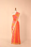 Handwoven Multicolor Silk Sari