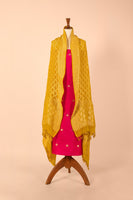 Handwoven Pink Silk Suit Piece