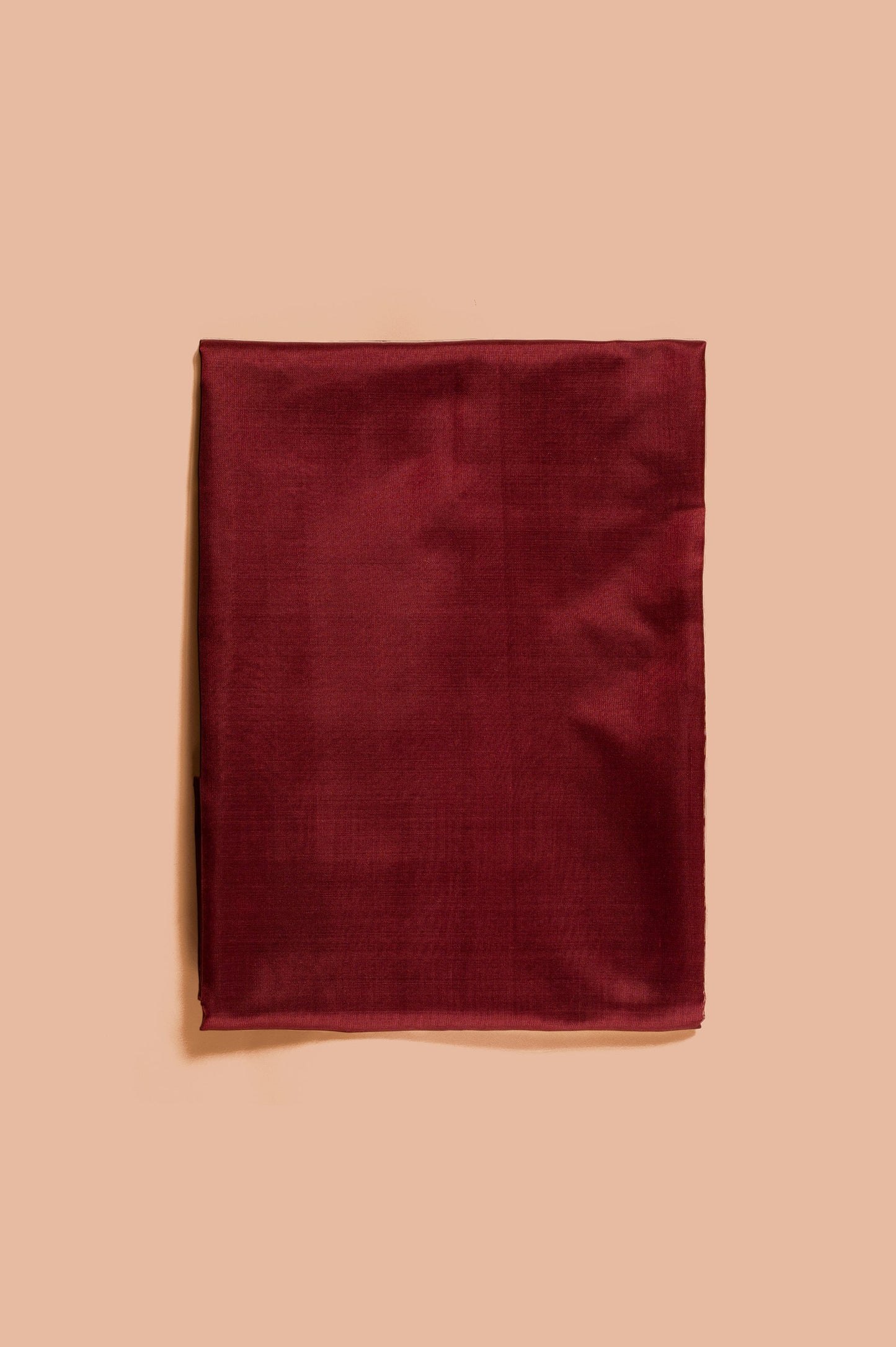 Handwoven Maroon Silk Suit Piece