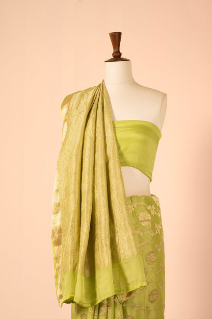 Handwoven Green Sari Gift Box