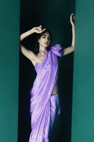 Orchid Violet Corset Blouse