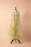 Handwoven Yellow Linen Suit Piece