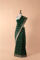Handwoven Green Silk Sari