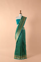 Handwoven Green Silk Sari