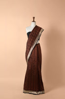 Handwoven Multi Color Silk Sari